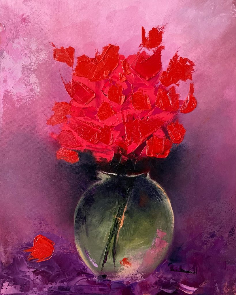 Natalia Rodríguez - FloralVI_oil_canvas_16x20