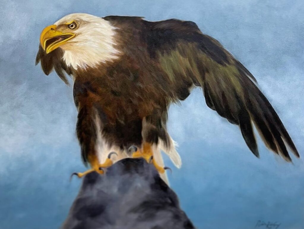 Natalia Rodriguez - Eagle_oil_canvas_30x40