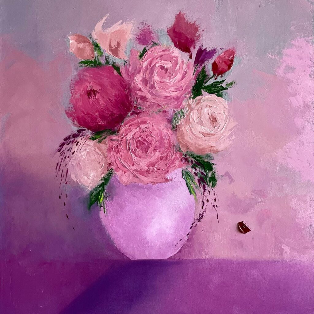 Natalia Rodriguez - FloralI_oil_canvas_24x24